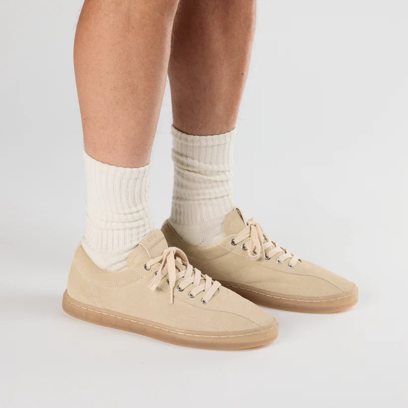 Stepney Workers Club Surma Suede Oat - Steranko Clothing Manchester
