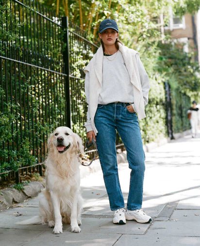 The Mercer Brand Re - Run Vintage White Blue - Steranko Clothing Manchester