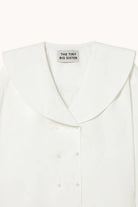 The Tiny Big Sister Double Button Shirt Off White - Steranko Clothing Manchester