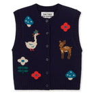 The Tiny Big Sister Fall Vest Navy - Steranko Clothing Manchester