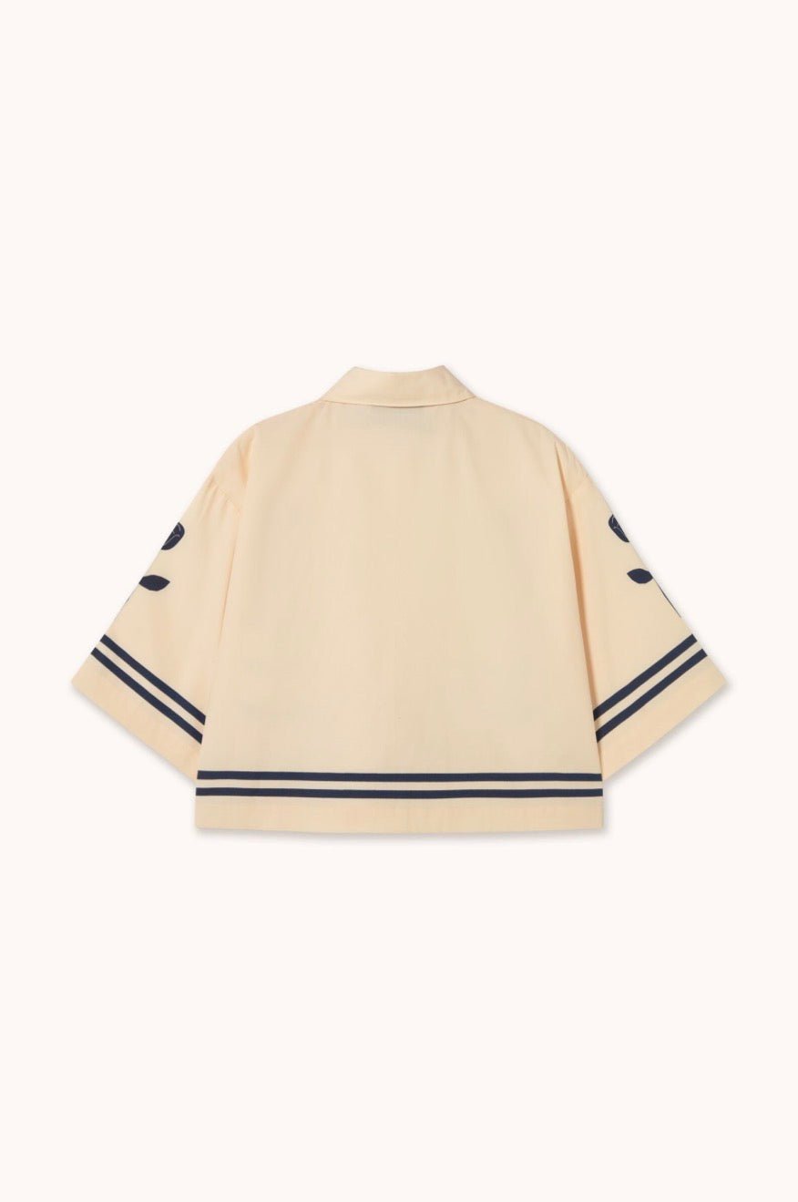 The Tiny Big Sister Flowers Shirt Light Cream - Steranko Clothing Manchester