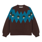 The Tiny Big Sister Mushrooms Sweater Umber - Steranko Clothing Manchester