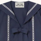 The Tiny Big Sister Sailor Neck Blouse Navy - Steranko Clothing Manchester