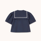 The Tiny Big Sister Sailor Neck Blouse Navy - Steranko Clothing Manchester