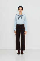 The Tiny Big Sister Scarf Neck Blouse Pretty Blue - Steranko Clothing Manchester