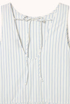 The Tiny Big Sister Striped Low Back Dress White - Steranko Clothing Manchester