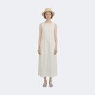 The Tiny Big Sister Striped Low Back Dress White - Steranko Clothing Manchester