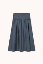 The Tiny Big Sister Striped Skirt Light Navy - Steranko Clothing Manchester