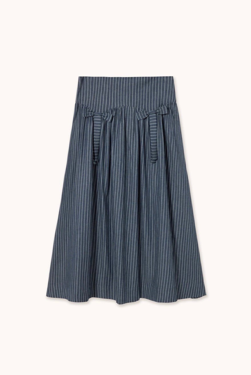 The Tiny Big Sister Striped Skirt Light Navy - Steranko Clothing Manchester