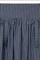 The Tiny Big Sister Striped Skirt Light Navy - Steranko Clothing Manchester