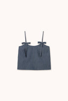 The Tiny Big Sister Striped Straps Top Light Navy - Steranko Clothing Manchester