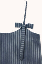 The Tiny Big Sister Striped Straps Top Light Navy - Steranko Clothing Manchester