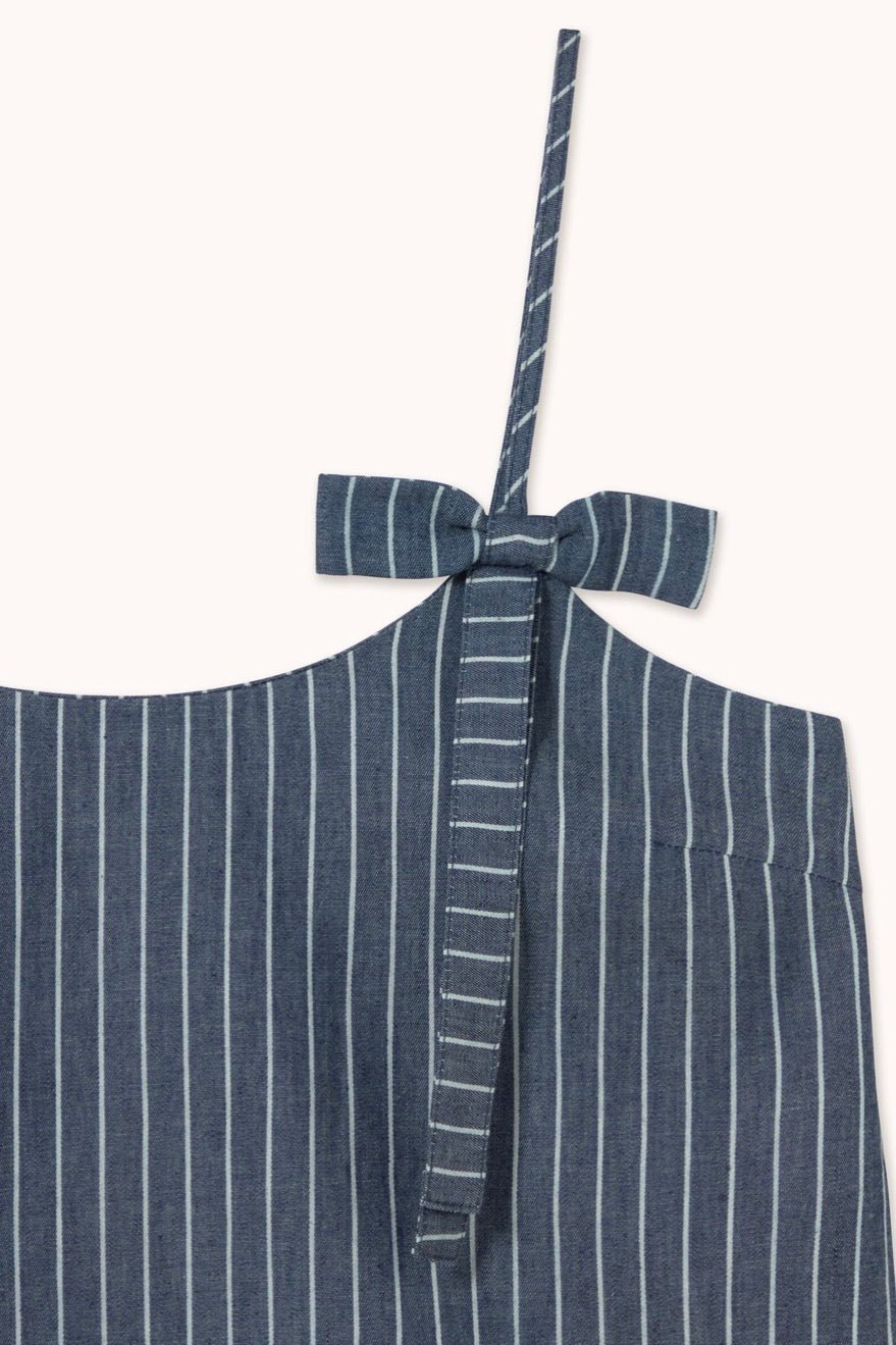 The Tiny Big Sister Striped Straps Top Light Navy - Steranko Clothing Manchester