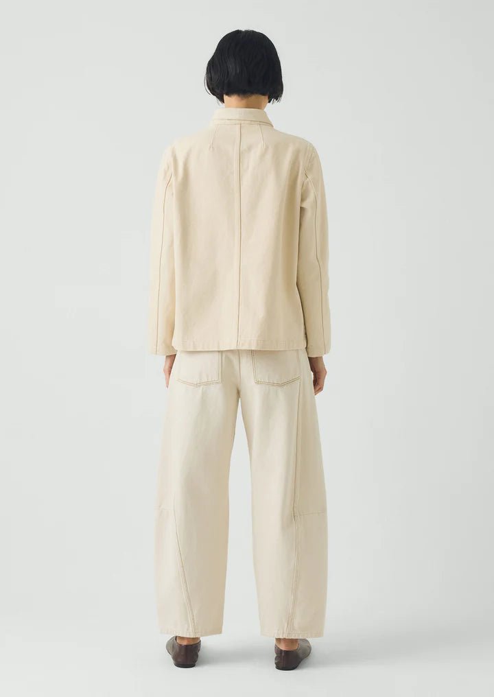 Toast Hal Denim Workwear Jacket Ecru - Steranko Clothing Manchester