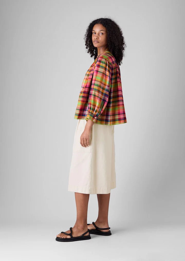 Toast Pleated Denim Shorts Ecru - Steranko Clothing Manchester