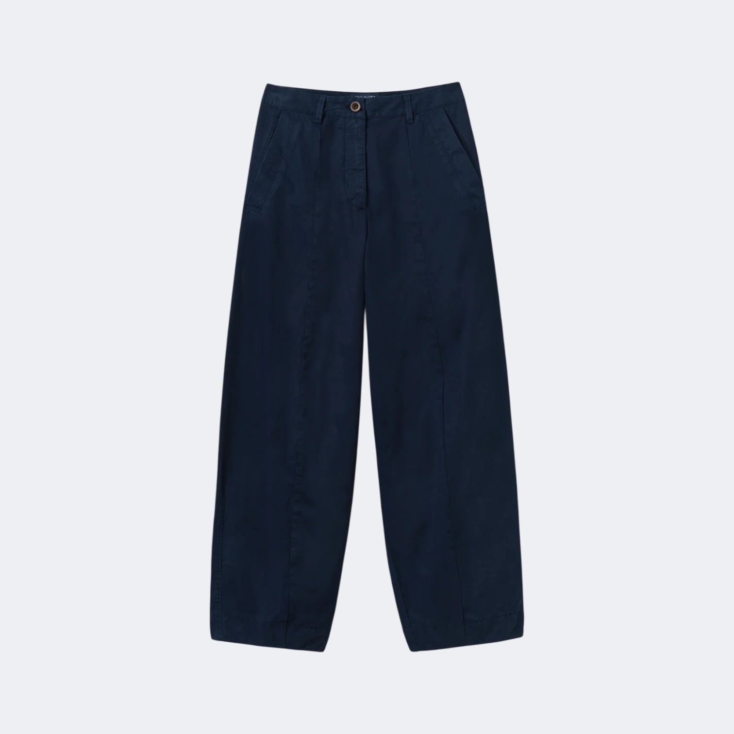 Toast Sculpted Organic Cotton Twill Trousers Mid Blue - Steranko Clothing Manchester