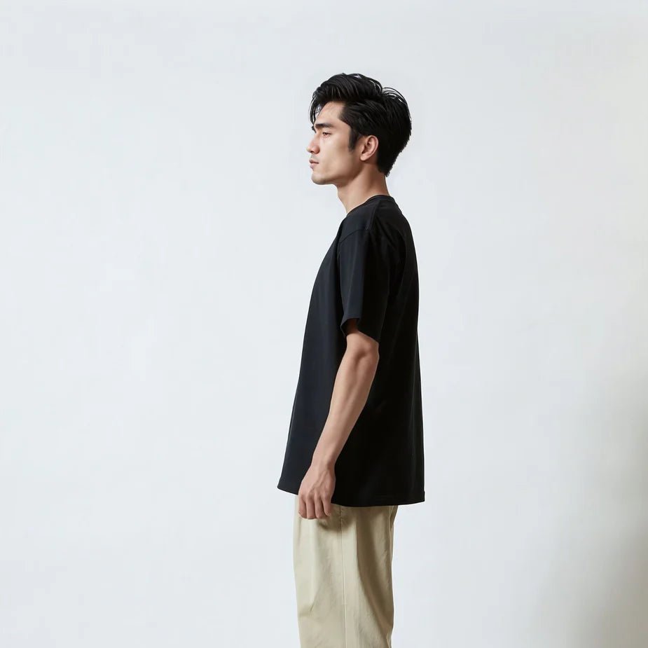 United Athle 6.2 oz Premium T-Shirt Black - Steranko Clothing Manchester