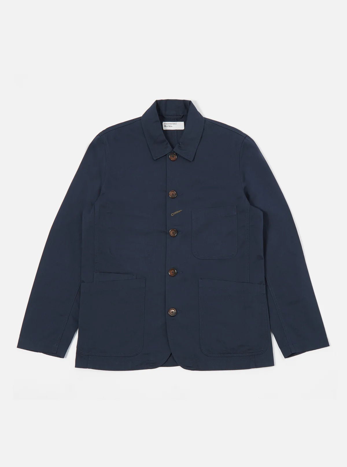 Universal Works Bakers Jacket Navy - Steranko Clothing Manchester