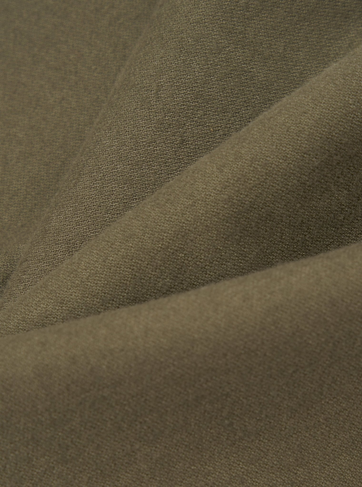 Universal Works Brushed Moleskin Pleated Track Pant Olive - Steranko Clothing Manchester
