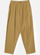 Universal Works Brushed Moleskin Pleated Track Pant Sand - Steranko Clothing Manchester