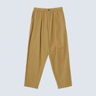 Universal Works Brushed Moleskin Pleated Track Pant Sand - Steranko Clothing Manchester