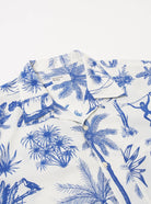 Universal Works Camp Shirt Jungle Toile Poplin White - Steranko Clothing Manchester
