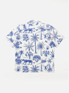 Universal Works Camp Shirt Jungle Toile Poplin White - Steranko Clothing Manchester