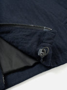 Universal Works Club Jacket Dark Navy Robin Wool Mix - Steranko Clothing Manchester