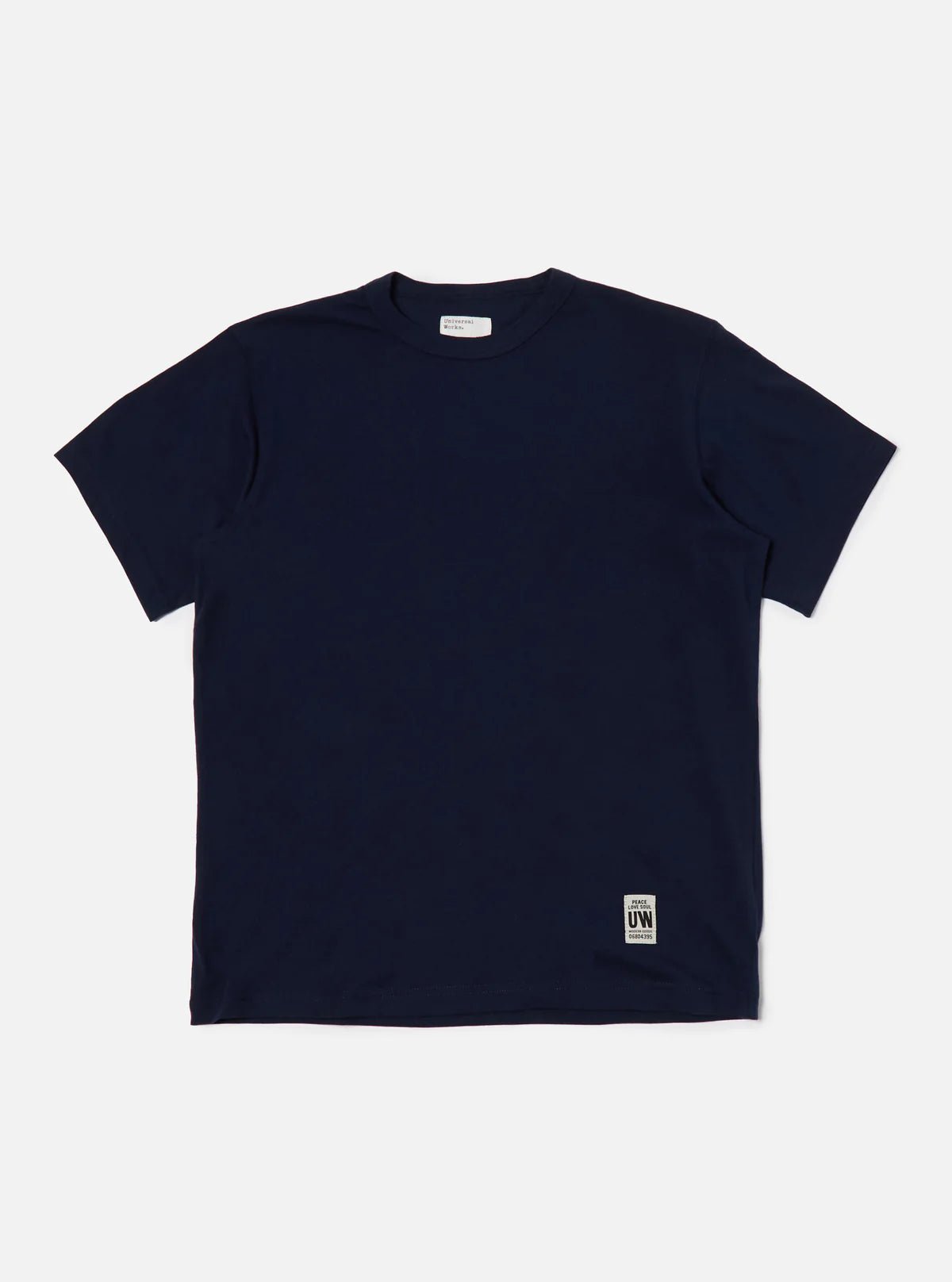 Universal Works Core T-Shirt Navy - Steranko Clothing Manchester