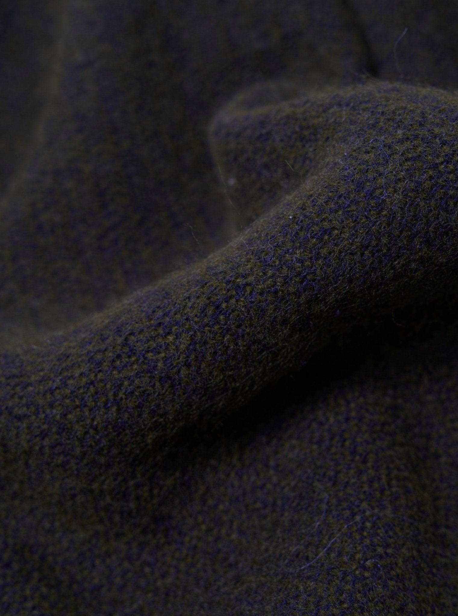 Universal Works Double Sided Scarf Green / Black - Steranko Clothing Manchester