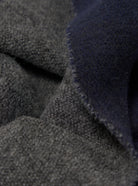 Universal Works Double Sided Scarf Navy / Mid Grey - Steranko Clothing Manchester