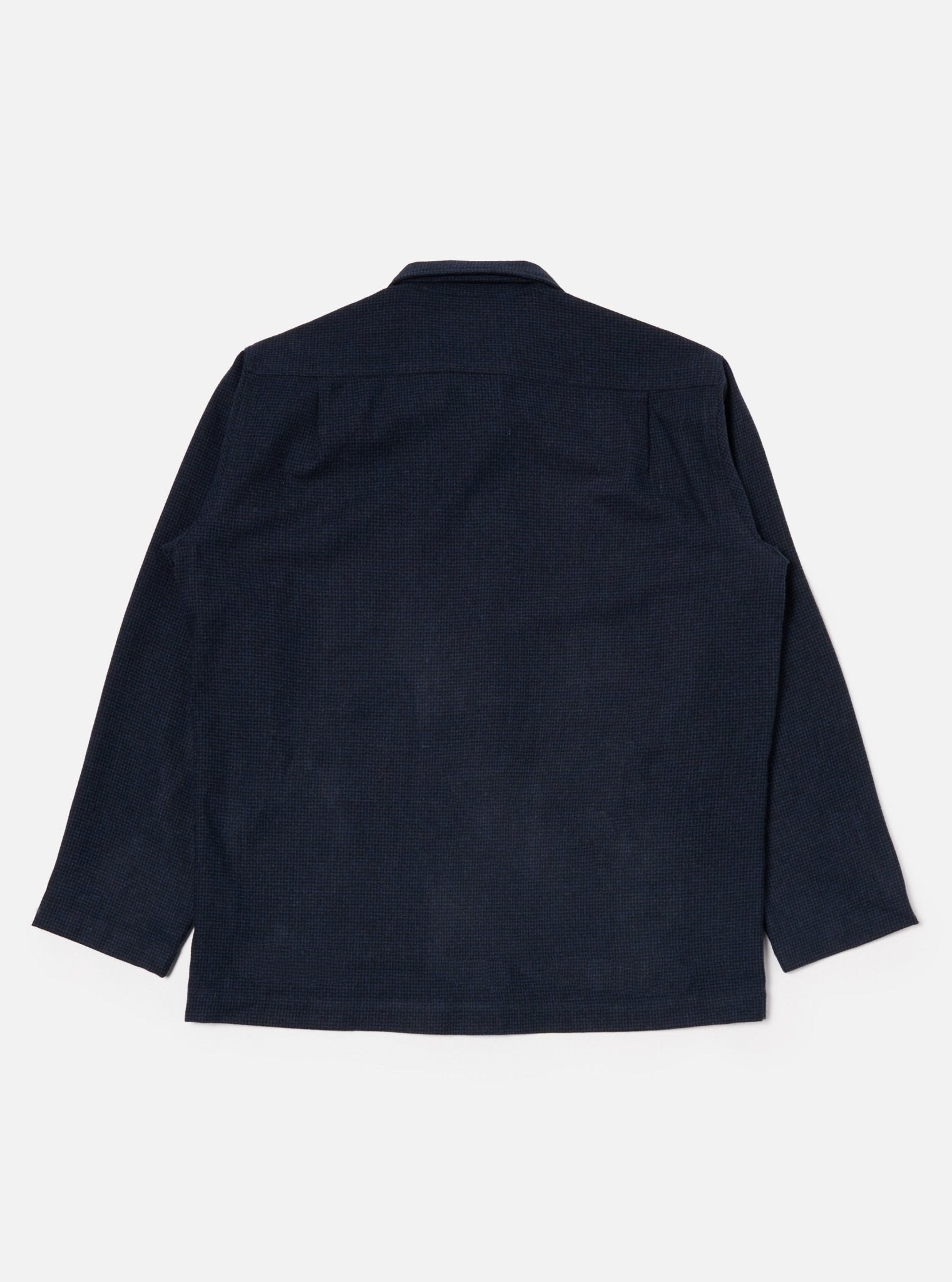 Universal Works Easy Overshirt Brushed Bari Navy - Steranko Clothing Manchester