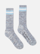 Universal Works Everyday Stripe Sock Cornish Blue - Steranko Clothing Manchester