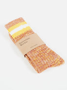 Universal Works Everyday Stripe Sock Yellow - Steranko Clothing Manchester