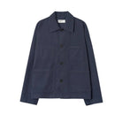 Universal Works Ives Jacket Comfort Moleskin Navy - Steranko Clothing Manchester