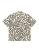 Universal Works Kantha Flower Road Shirt Ecru / Black - Steranko Clothing Manchester