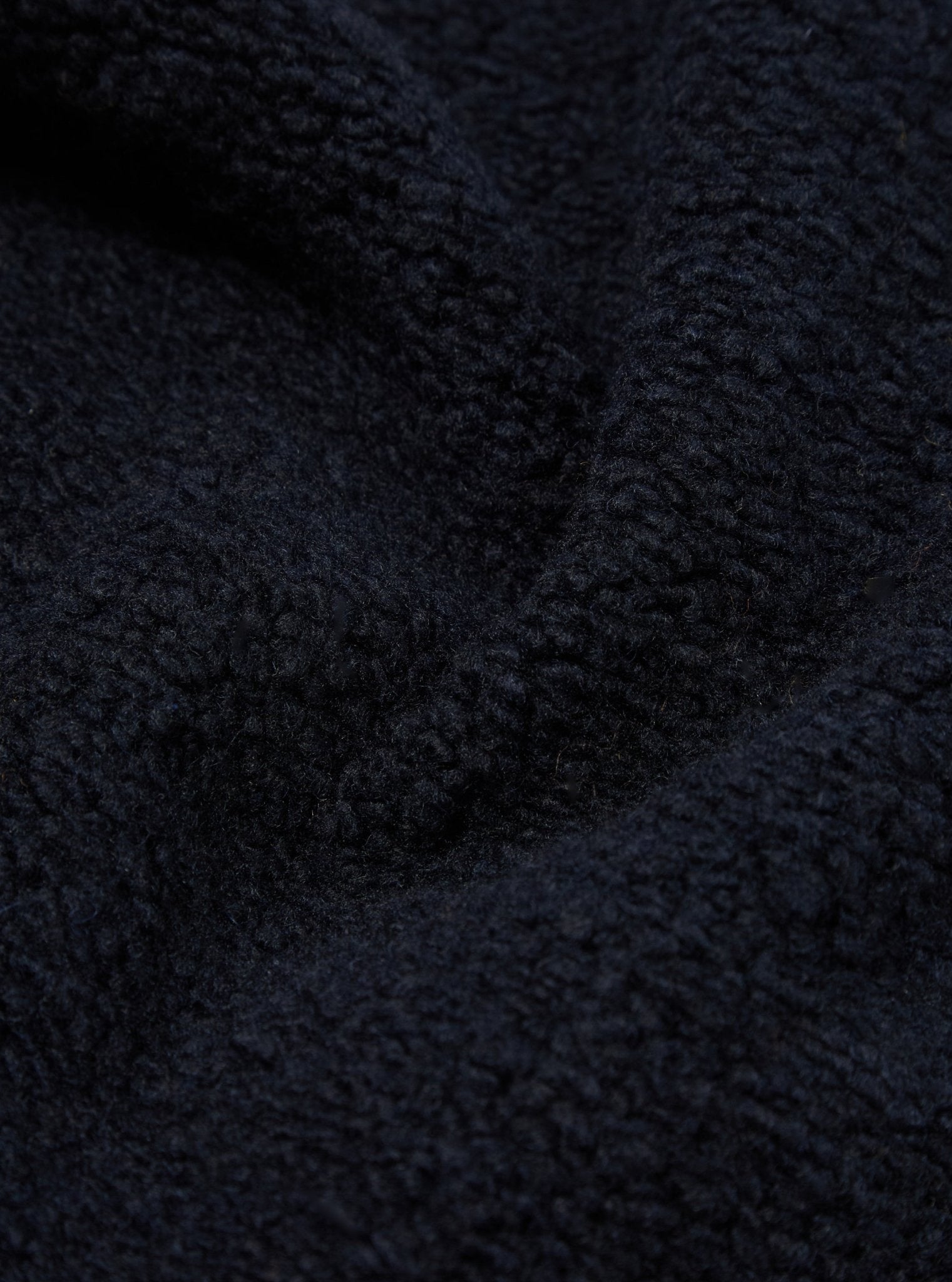 Universal Works Lancaster Gilet Alvar Fleece Navy - Steranko Clothing Manchester