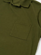 Universal Works Oversized Vacation Polo Olive - Steranko Clothing Manchester