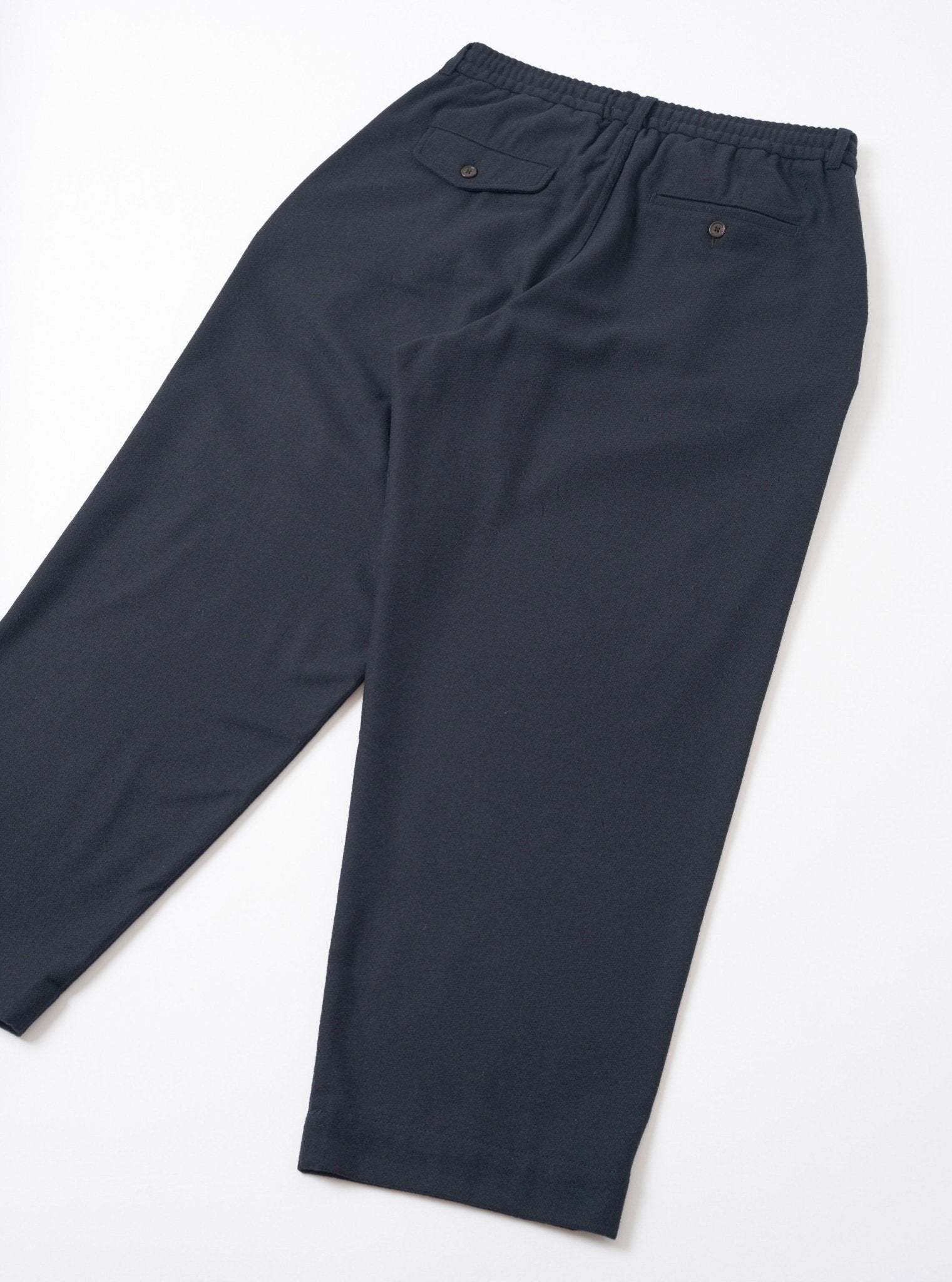 Universal Works Oxford Pant Dark Navy Dublin Wool Mix - Steranko Clothing Manchester