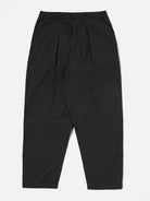 Universal Works Pleated Track Pant Black Tech - Steranko Clothing Manchester