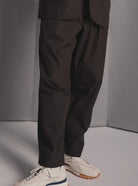 Universal Works Pleated Track Pant Black Tech - Steranko Clothing Manchester