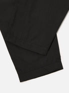 Universal Works Pleated Track Pant Black Tech - Steranko Clothing Manchester