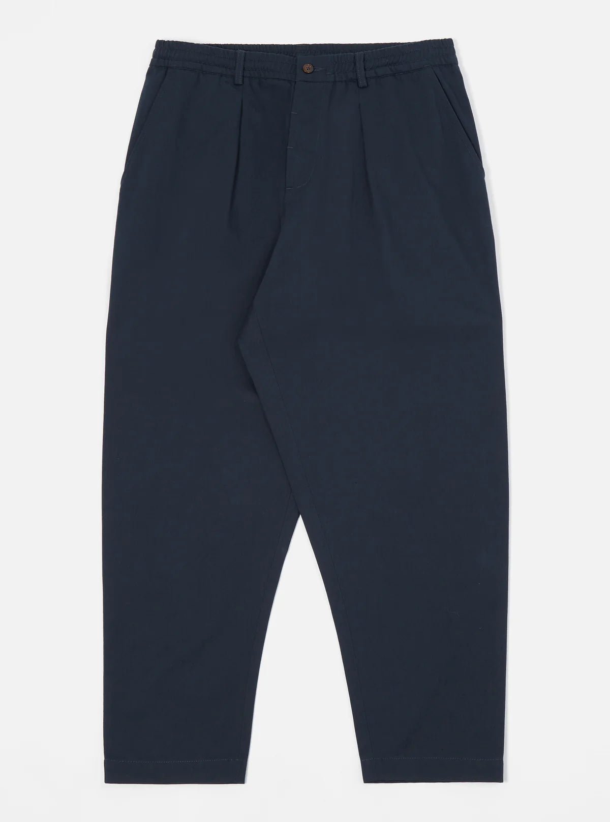 Universal Works Pleated Track Pant Navy - Steranko Clothing Manchester
