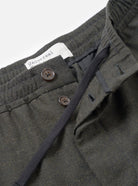 Universal Works Pleated Track Pant Recycled Olive Tweed - Steranko Clothing Manchester