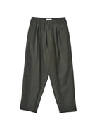 Universal Works Pleated Track Pant Recycled Olive Tweed - Steranko Clothing Manchester