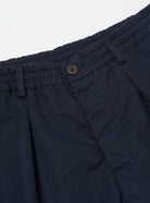 Universal Works Pleated Track Short Navy Tech - Steranko Clothing Manchester