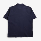Universal Works Road Shirt Arten Seersucker Navy - Steranko Clothing Manchester
