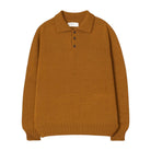Universal Works Shetland Wild Curtis Sweater Gold - Steranko Clothing Manchester