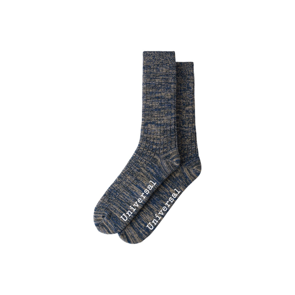 Universal Works Slub Sock Dark Navy - Steranko Clothing Manchester