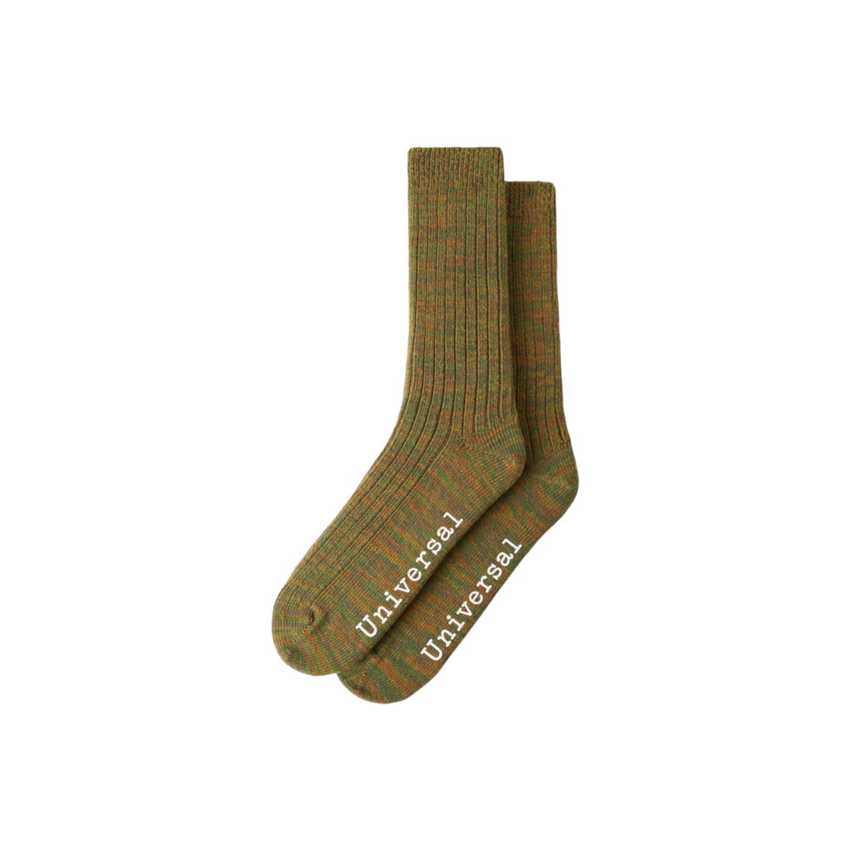 Universal Works Slub Sock Olive - Steranko Clothing Manchester